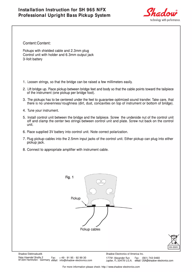 Image de la première page du manuel de l'appareil SH965 NFX