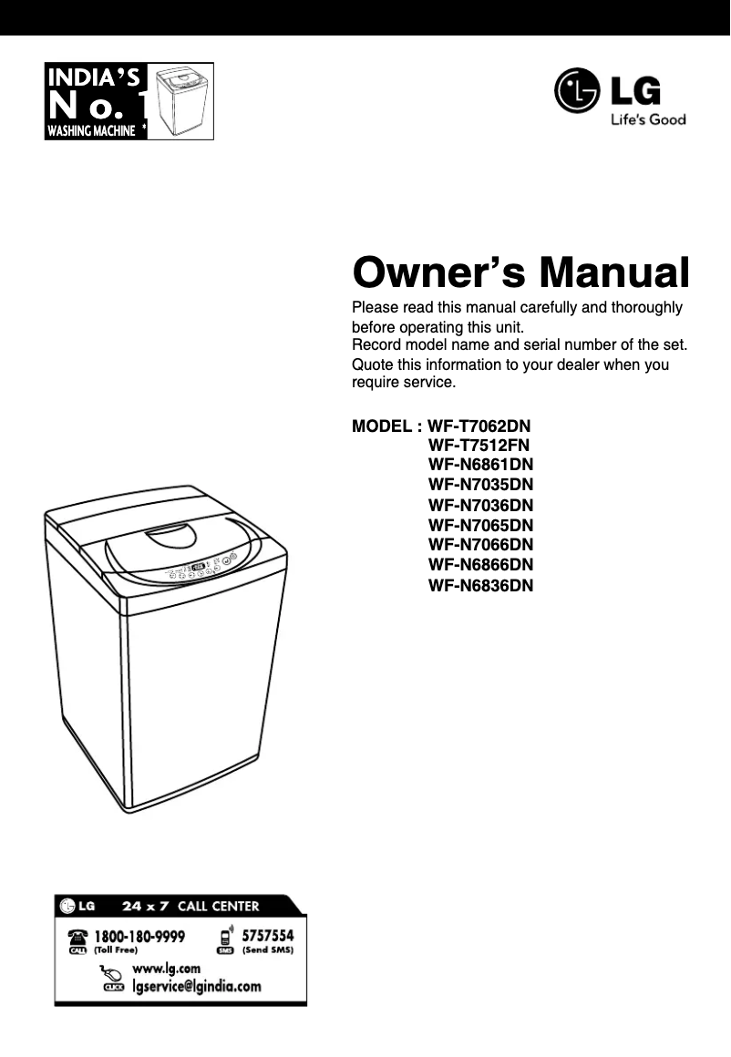 Imagen de la primera página del manual del dispositivo WF-N6866DN