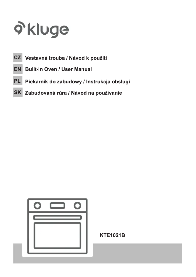 Image de la première page du manuel de l'appareil KTE1021B