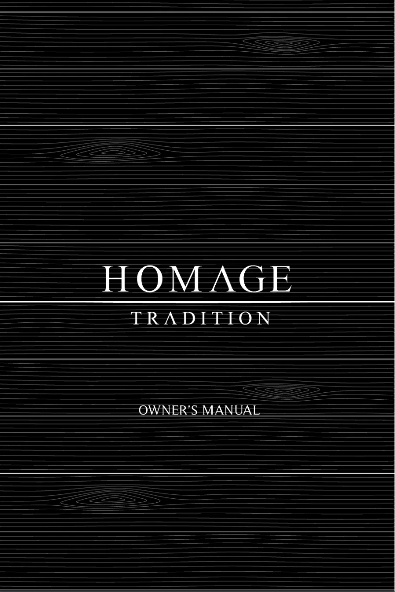 Page n°1 - Manuel utilisateur Sonus Faber Amati Tradition
