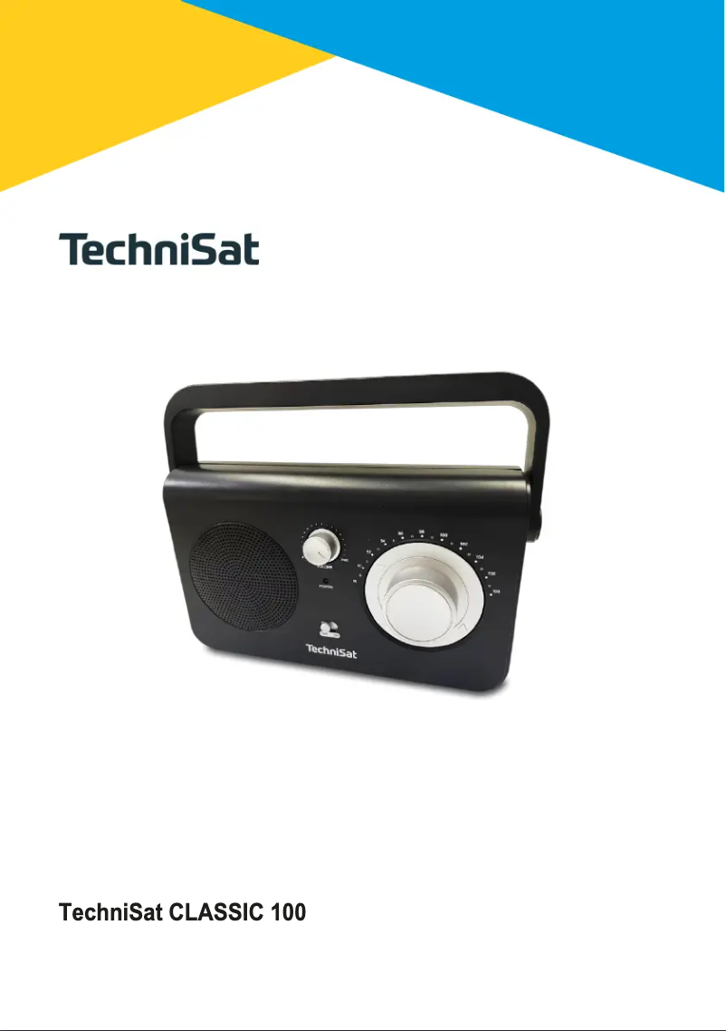 Page 1 de la notice Manuel utilisateur TechniSat Classic 100