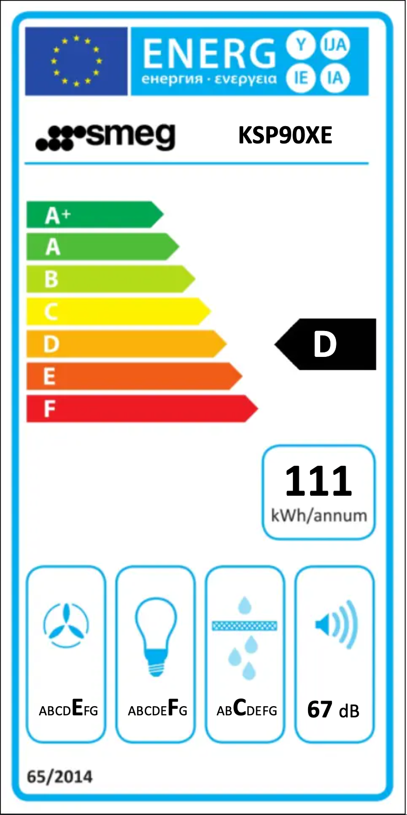 Page n°1 - Manuel utilisateur Smeg KSP90XE