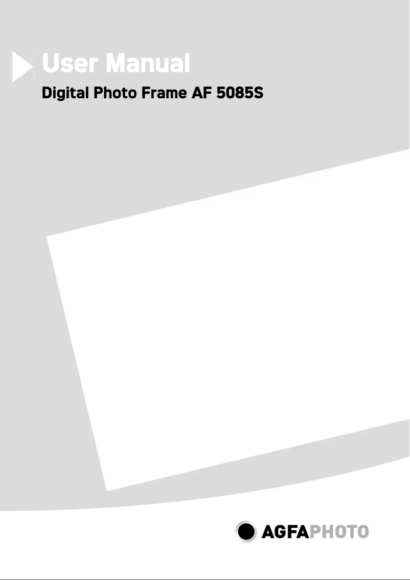 Page 1 de la notice Manuel utilisateur Agfa AF 5085S
