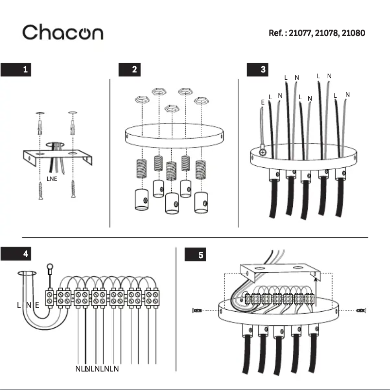 Page 1 de la notice Manuel utilisateur Chacon 21077