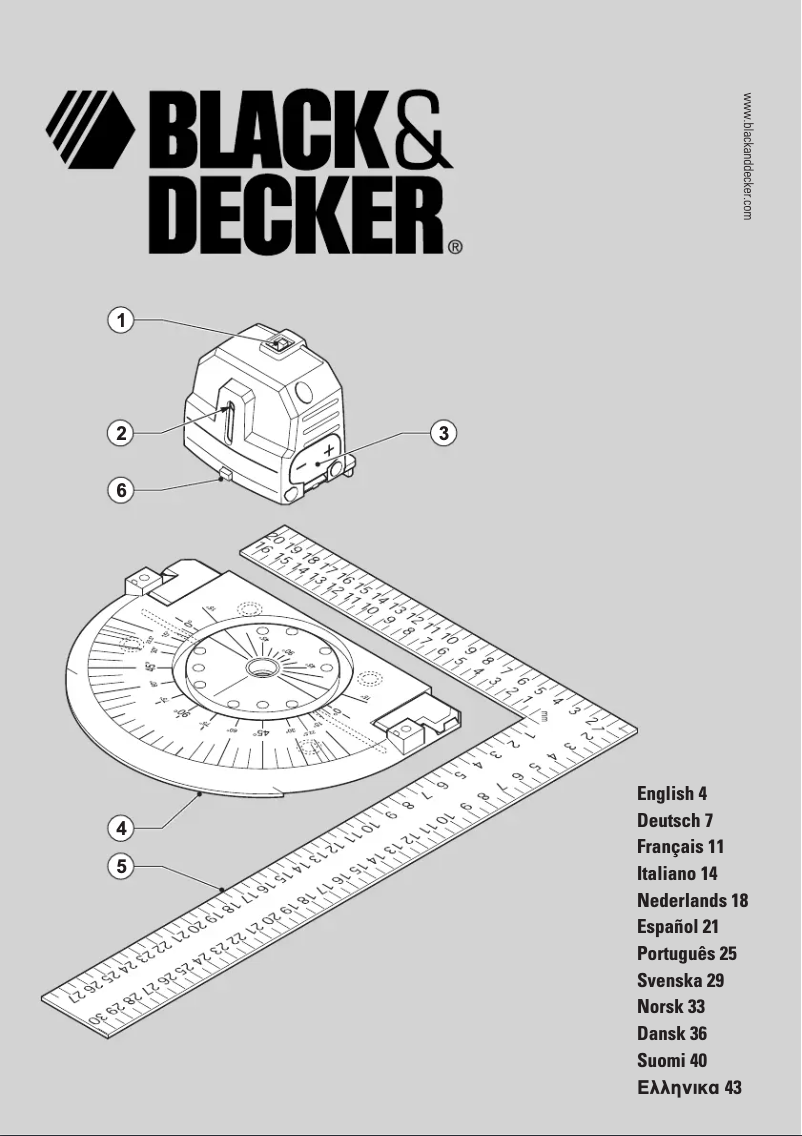 Página 1 del manual Manual de usuario Black & Decker BDL100P