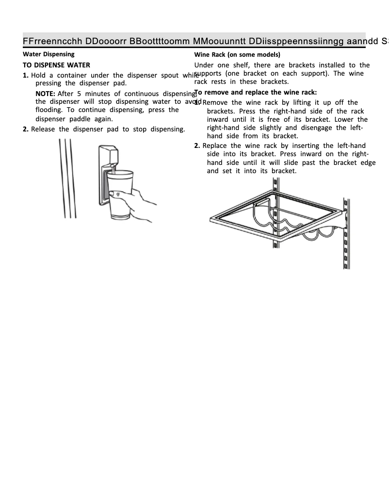Page 1 de la notice Guide de démarrage rapide JennAir JFFCF72DKL