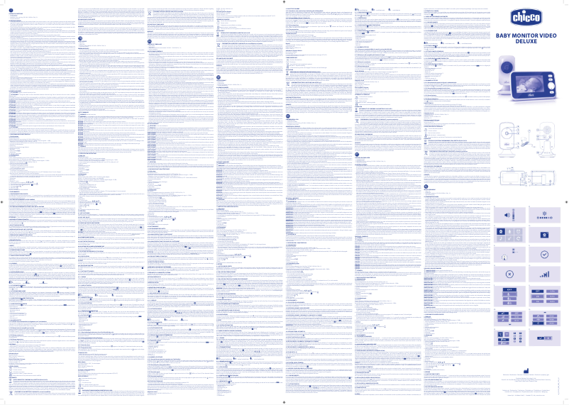 Page 1 de la notice Manuel utilisateur Chicco Baby Monitor Video Deluxe