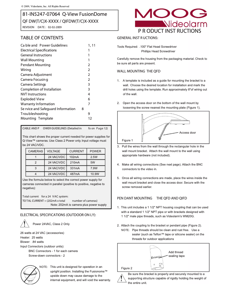 Image de la première page du manuel de l'appareil QFDWT4-70NA