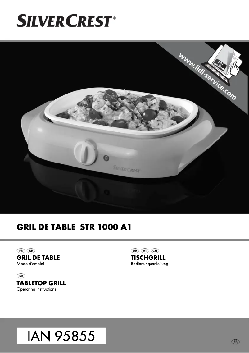 Image de la première page du manuel de l'appareil STR 1000 A1