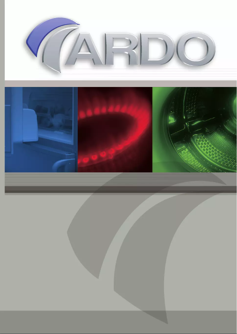 Page n°1 - Manuel utilisateur Ardo VD06S
