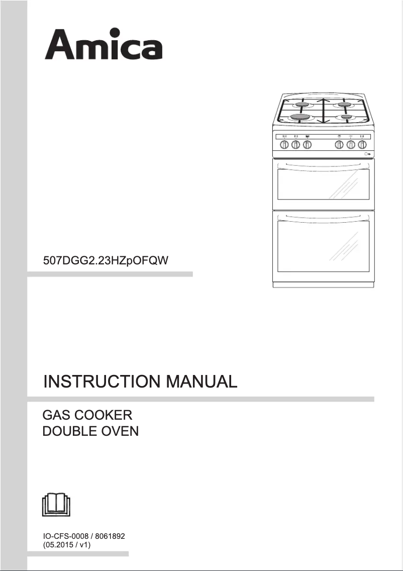 Page n°1 - Manuel utilisateur Amica 508TGG2