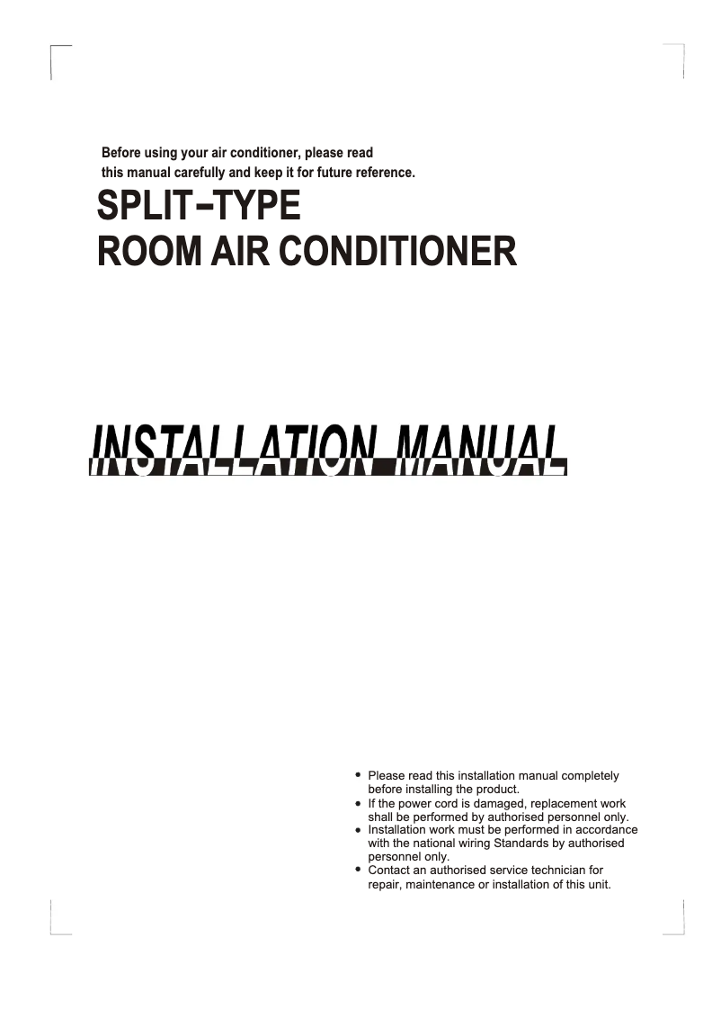 Page 1 de la notice Manuel utilisateur Midea MSV1-18HRN1