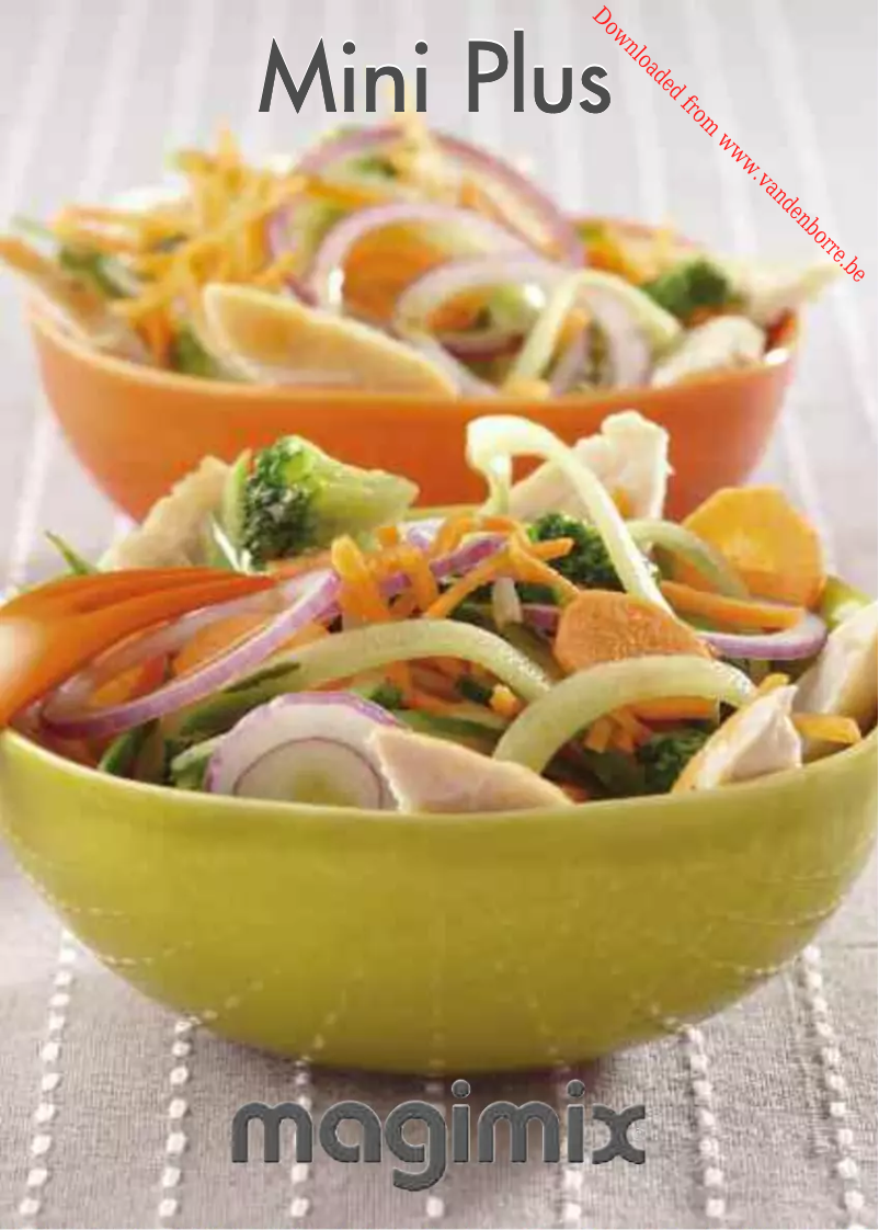 Page n°1 - Manuel utilisateur Magimix Mini Plus 18258EB