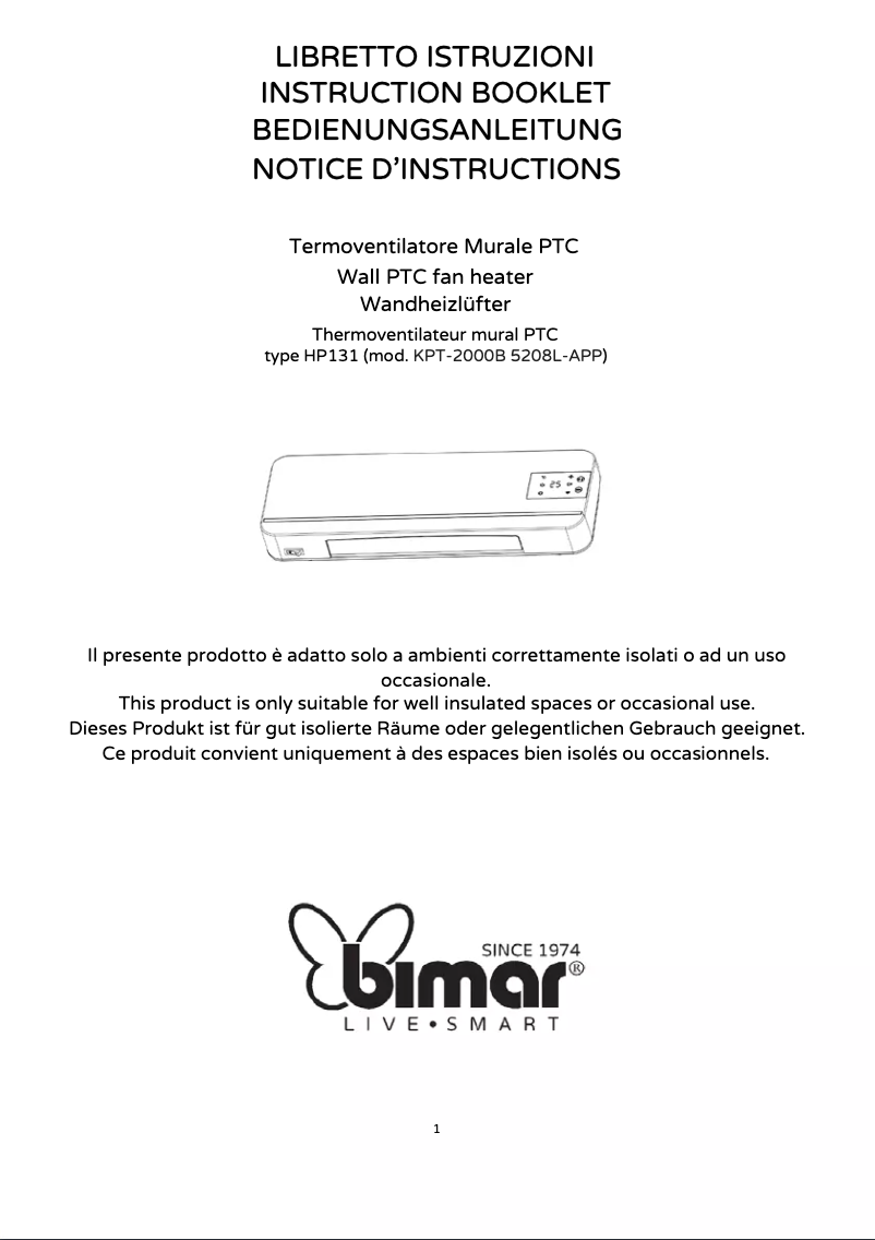 Image de la première page du manuel de l'appareil HP131