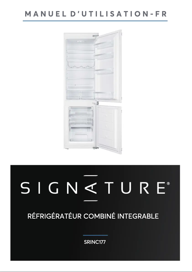 Image de la première page du manuel de l'appareil SRINC177