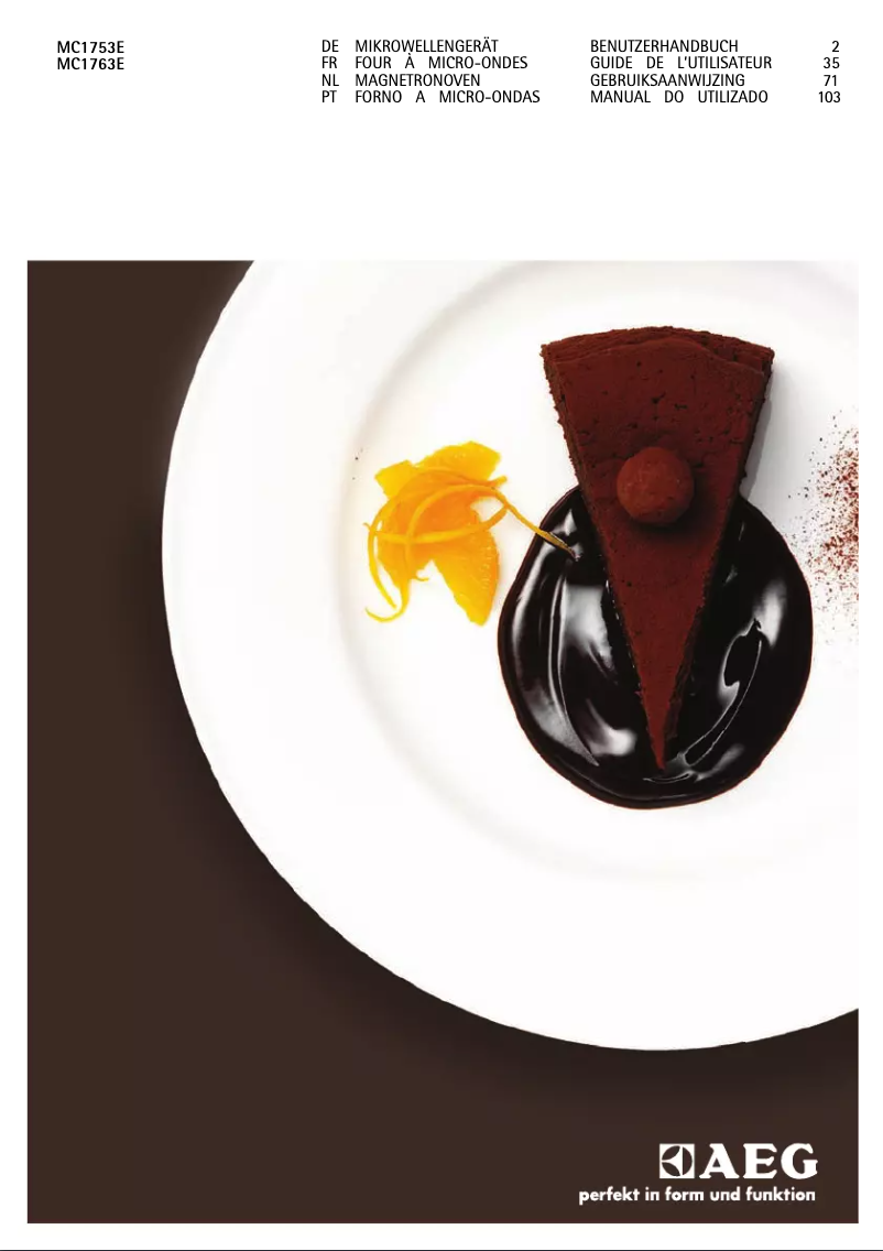 Image de la première page du manuel de l'appareil MC1753E