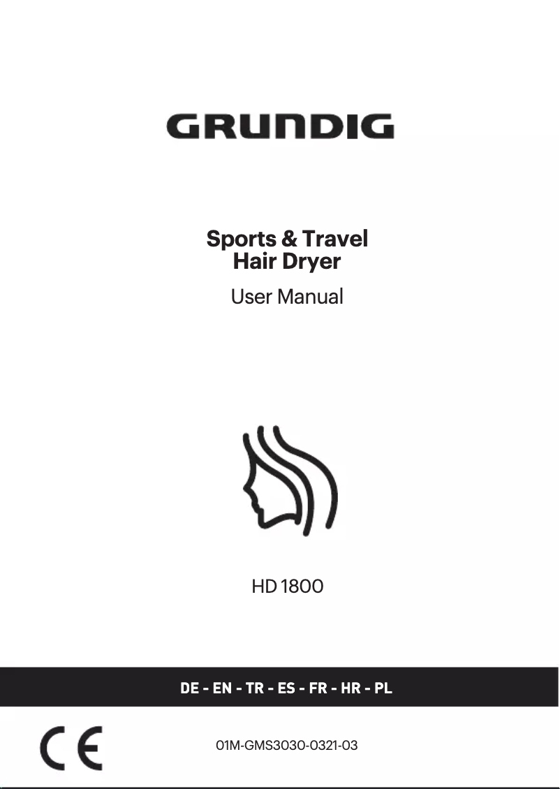 Page n°1 - Manuel utilisateur Grundig HD 1800