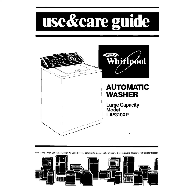 Página 1 del manual Manual de usuario Whirlpool LA5310XP