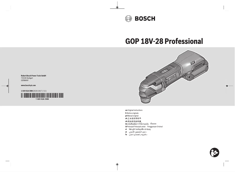 Page 1 de la notice Manuel utilisateur Bosch GOP 18 V-28 Professional