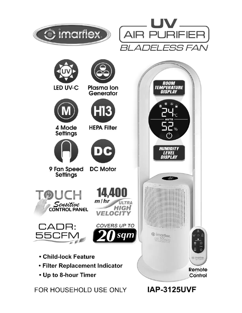 Página 1 del manual Manual de usuario Imarflex IAP-3125UVF