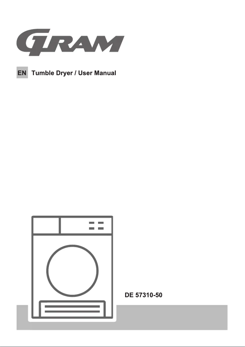 Page n°1 - Manuel utilisateur Gram DE 57310-50