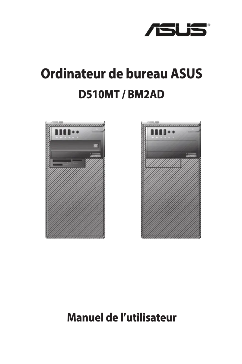Page n°1 - Manuel utilisateur Asus BM2CD