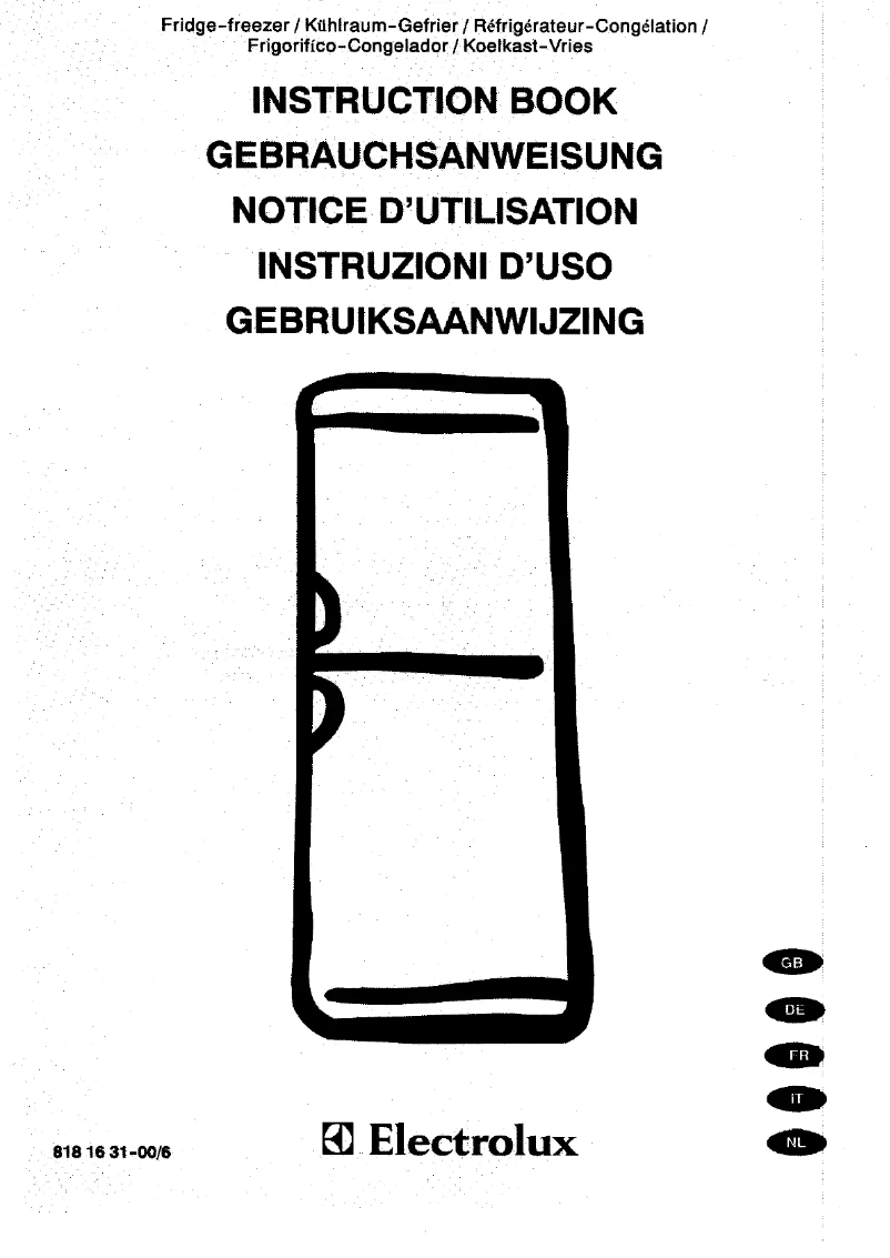 Page 1 de la notice Manuel utilisateur Electrolux ER 7702 B