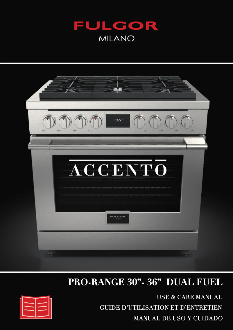 Page 1 de la notice Manuel utilisateur Fulgor Milano F4PDF366S1