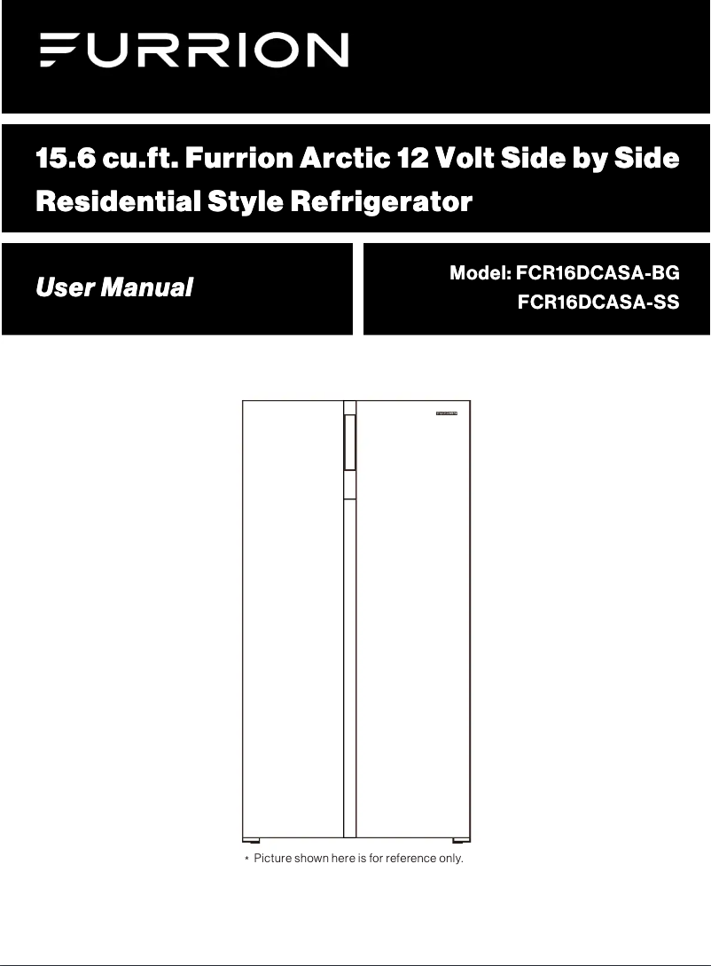 Image de la première page du manuel de l'appareil FCR16DCASA