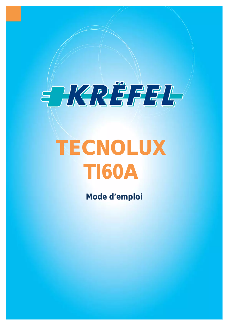 Image de la première page du manuel de l'appareil TI60A