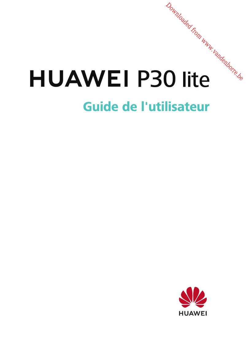 Page n°1 - Manuel utilisateur Huawei P30 Lite