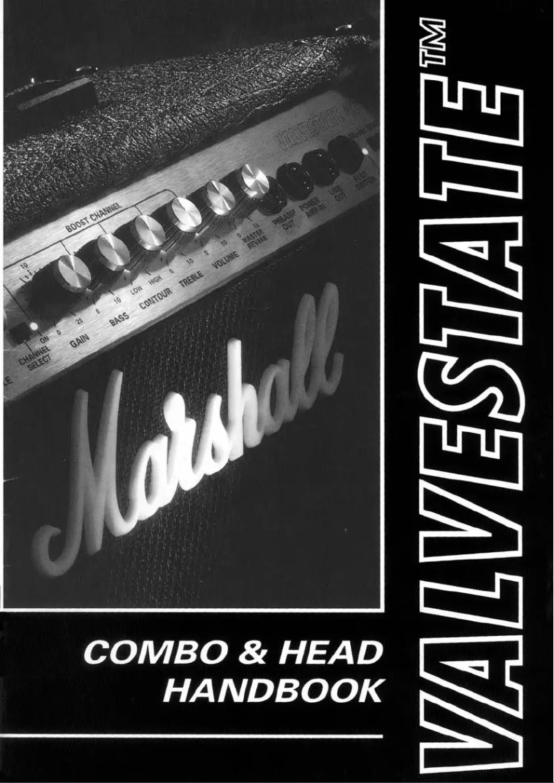 Page 1 de la notice Manuel utilisateur Marshall Valvestate 1