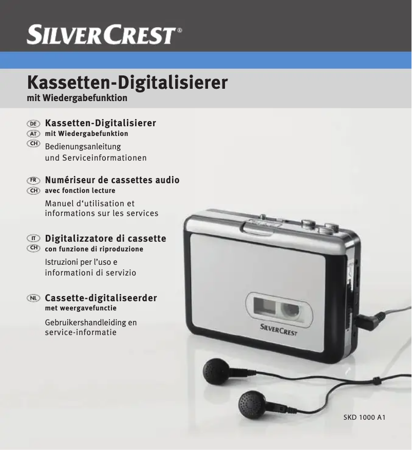 Page 1 de la notice Manuel utilisateur SilverCrest SKD 1000 A1