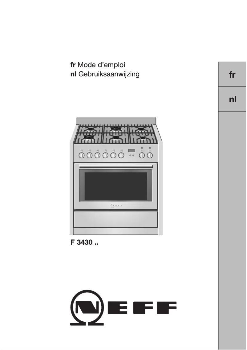 Page n°1 - Manuel utilisateur Neff F 3430N0NL