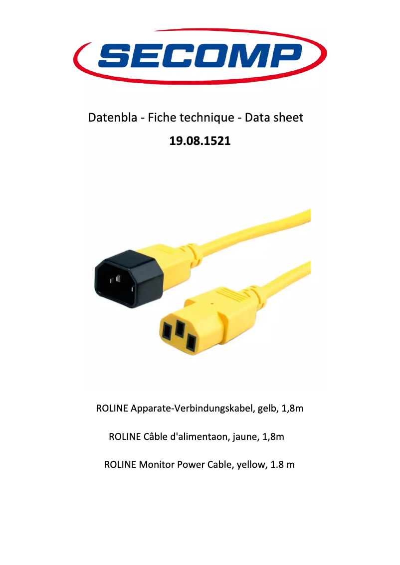 Imagen de la primera página del manual del dispositivo 19.08.1521