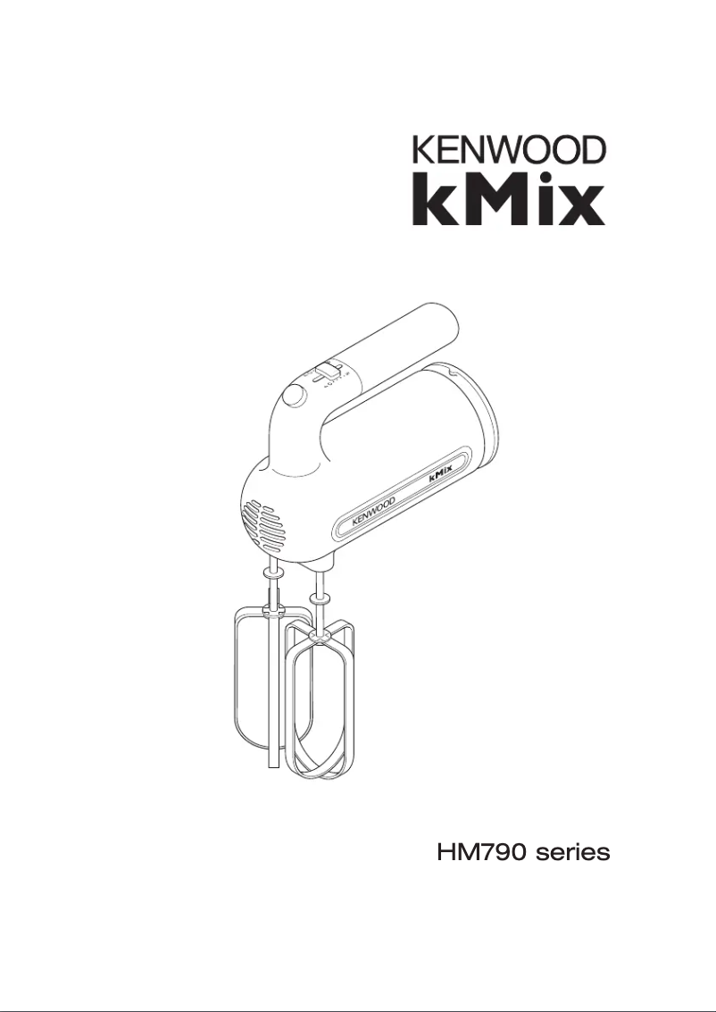 Page 1 de la notice Manuel utilisateur Kenwood kMix HM795