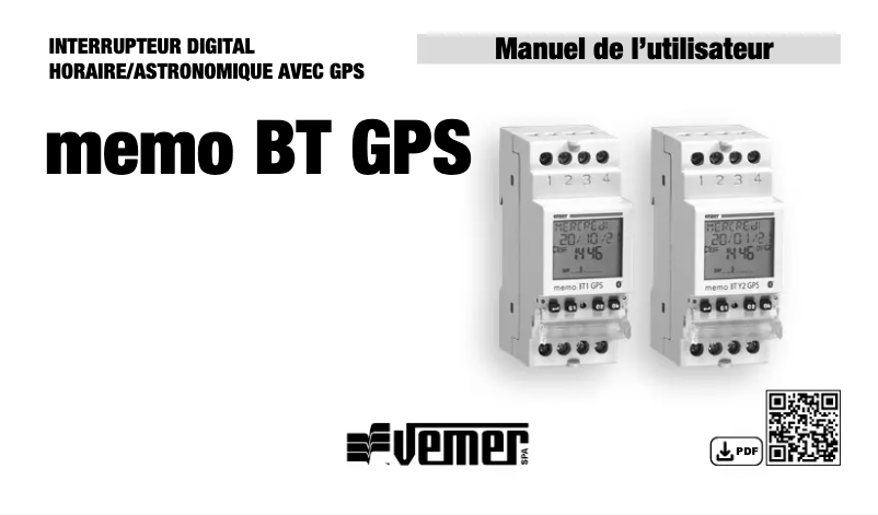 Image de la première page du manuel de l'appareil memo BT Y2 GPS