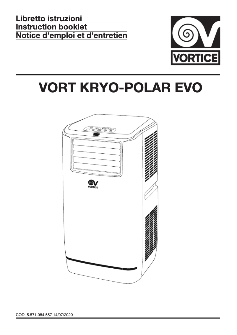 Image de la première page du manuel de l'appareil Super Cooler Cryo