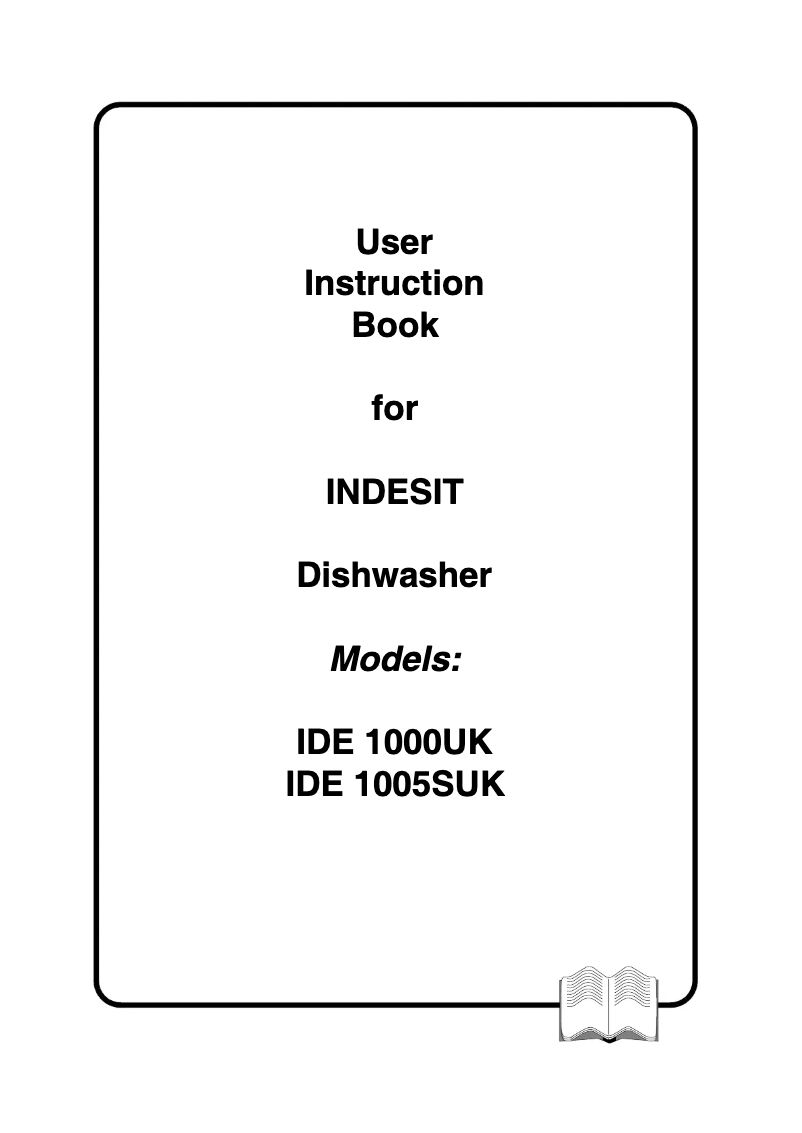 Page 1 de la notice Manuel utilisateur Indesit IDE 1005S