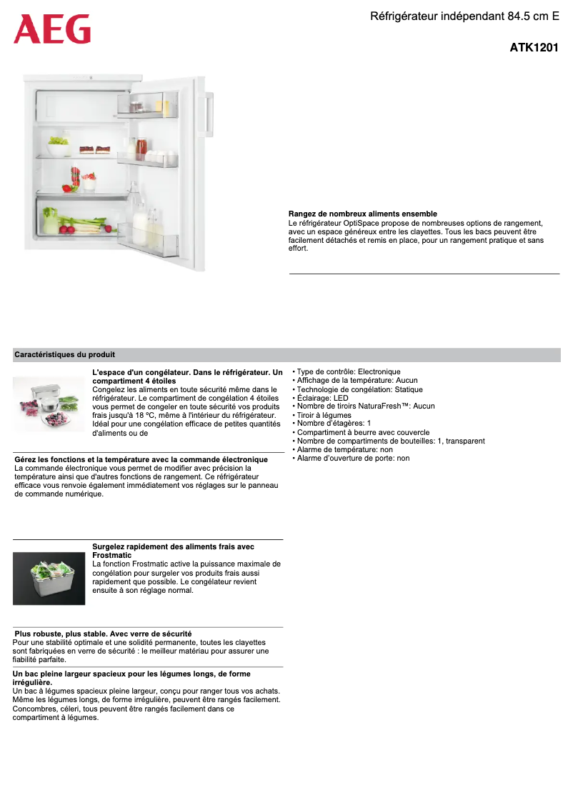 Image de la première page du manuel de l'appareil ATK1201