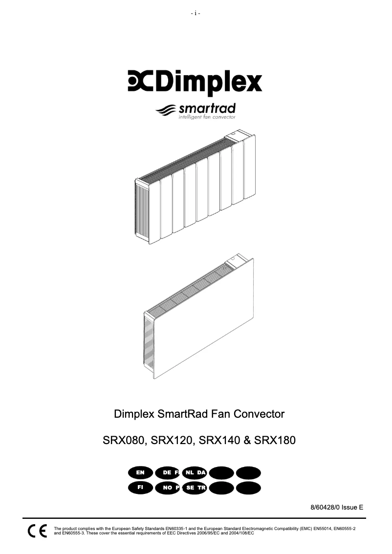 Image de la première page du manuel de l'appareil SRX120EWG