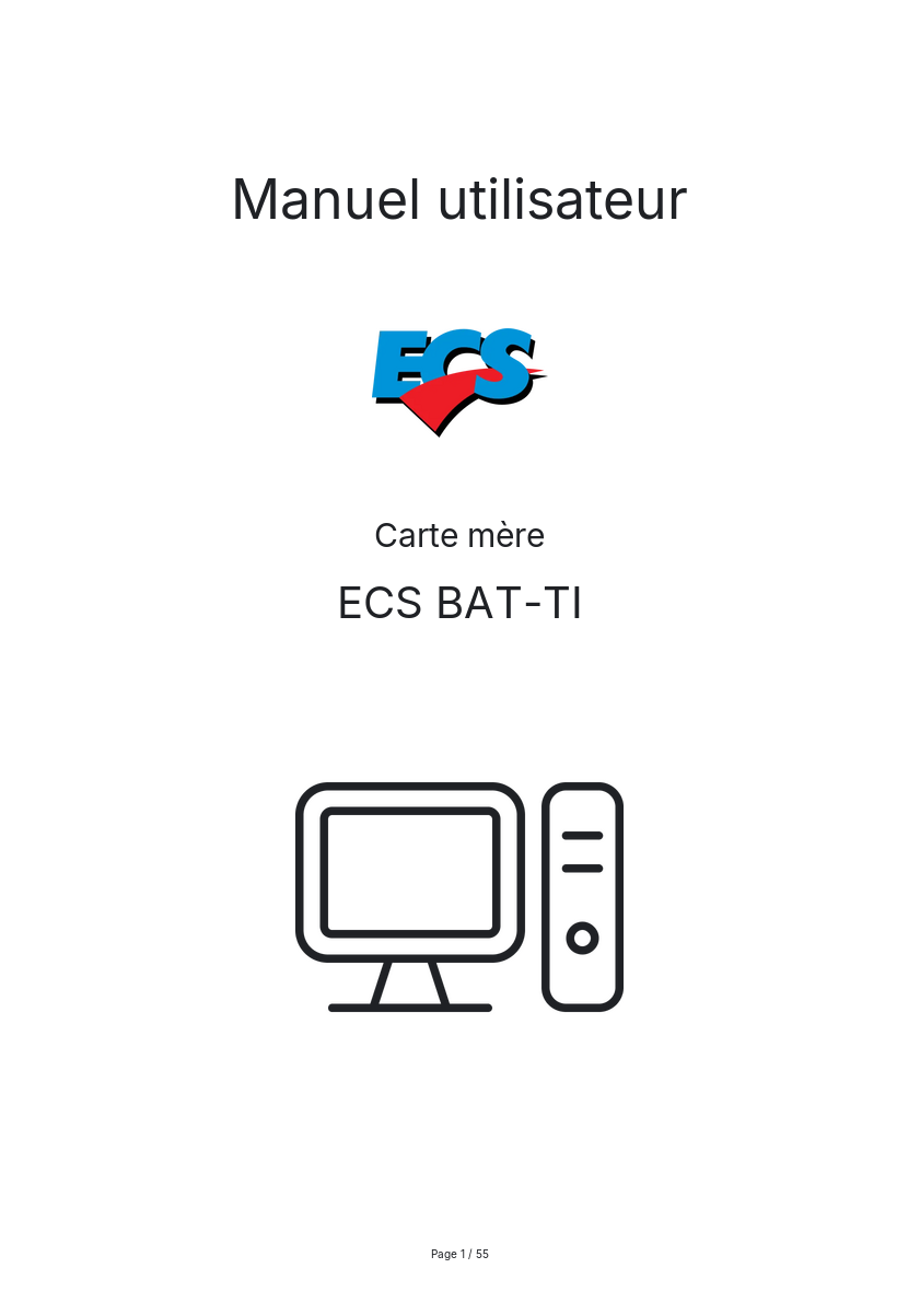 Image de la première page du manuel de l'appareil BAT-TI