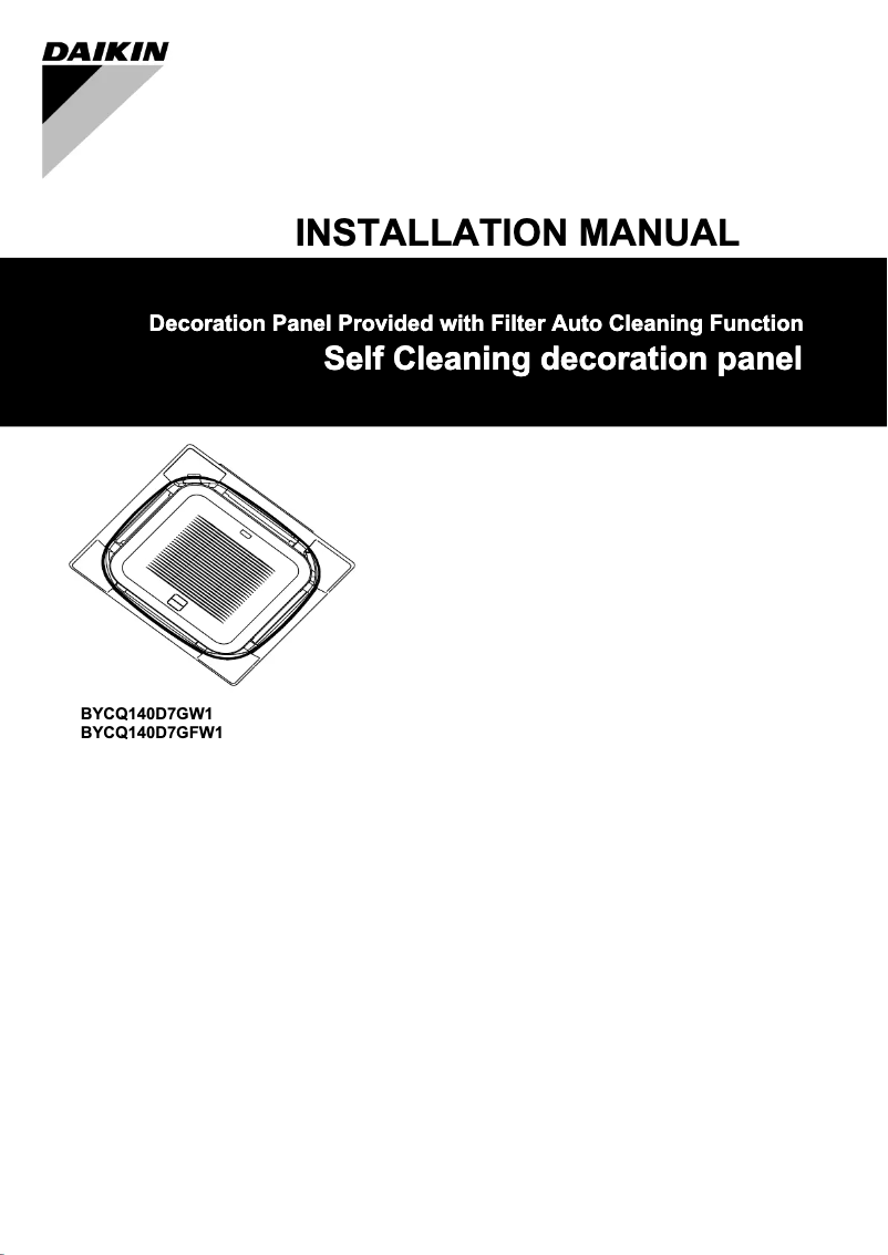 Imagen de la primera página del manual del dispositivo BYCQ140D7GFW1