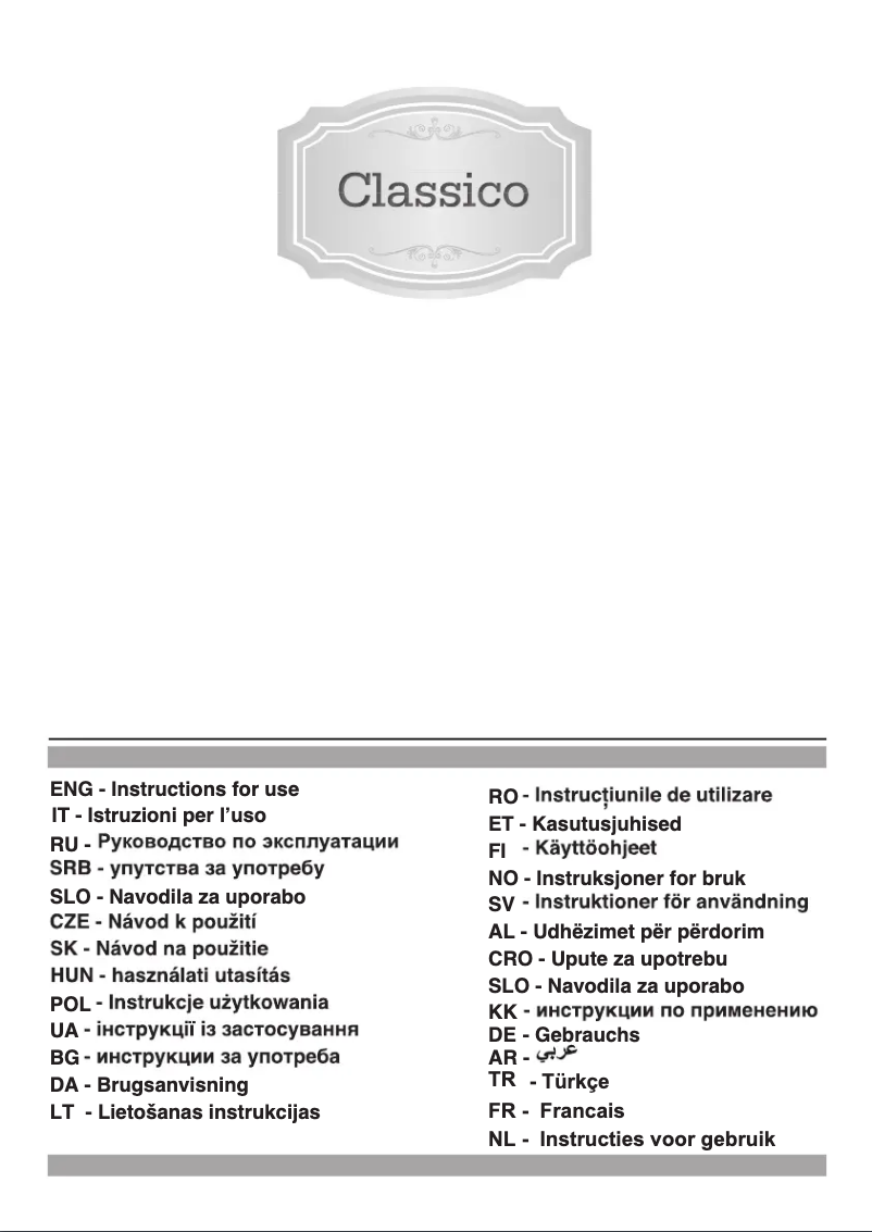 Page 1 de la notice Manuel utilisateur Gorenje DK63