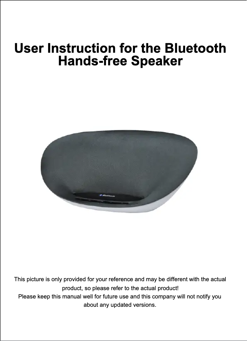 Página 1 del manual Manual de usuario Salora BTS1200