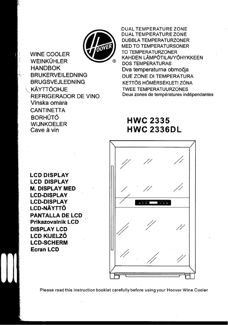 Página 1 del manual Manual de usuario Hoover HWC 2336 DL