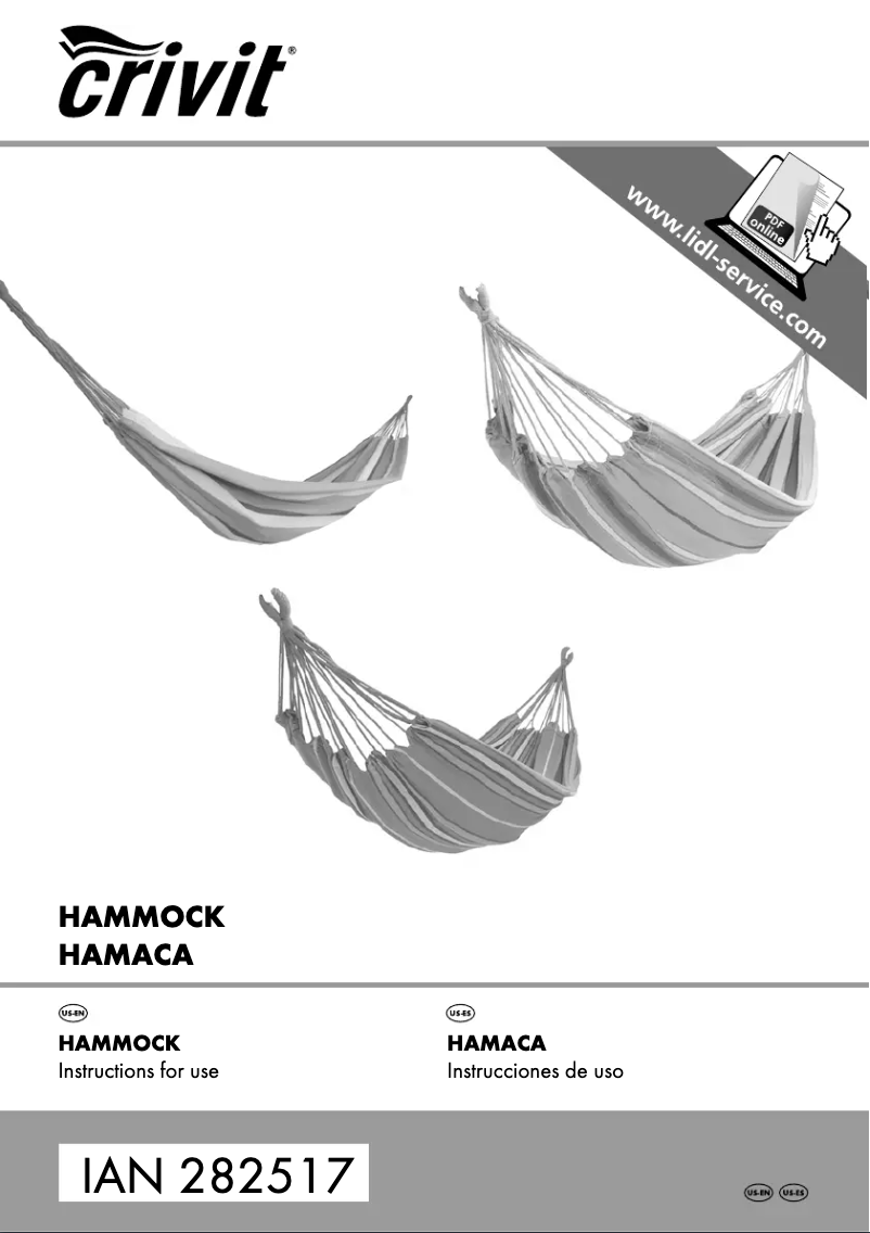 Page 1 de la notice Manuel utilisateur Crivit IAN 282517