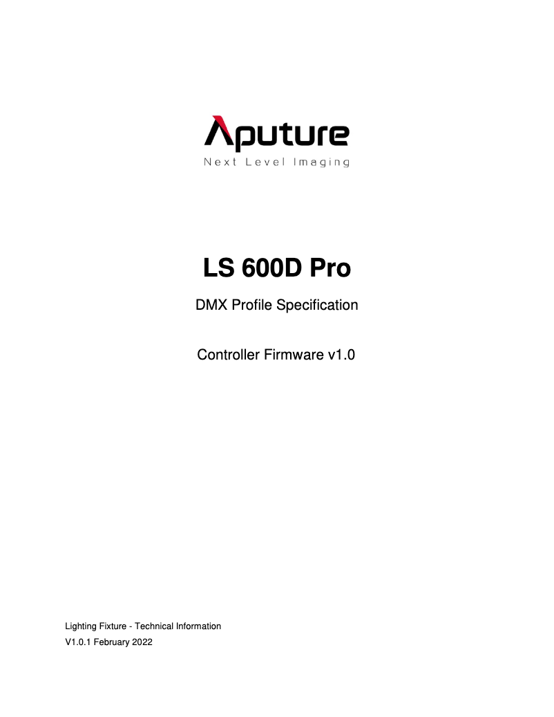 Image de la première page du manuel de l'appareil LS 600d Pro