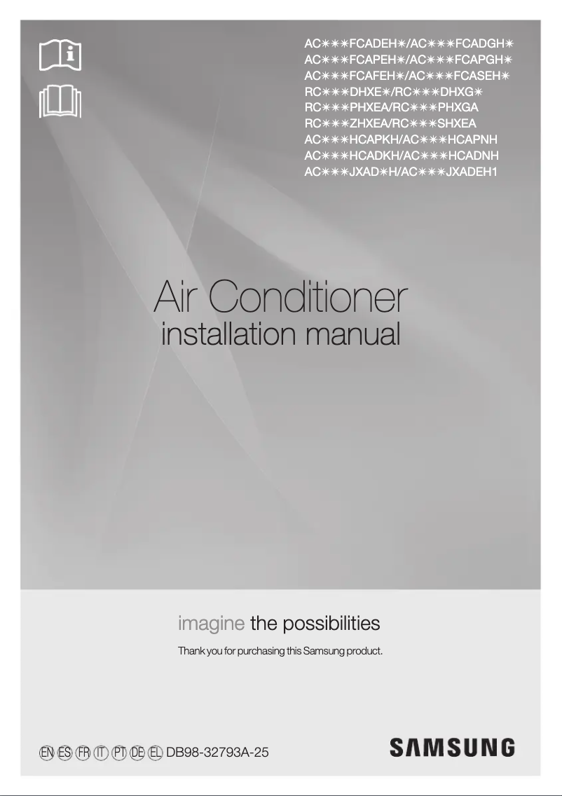 Página 1 del manual Manual de usuario Samsung RC125DHXEB