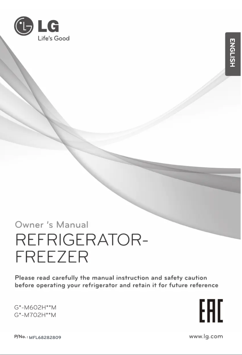 Page 1 de la notice Manuel utilisateur LG GN-M702HEHM